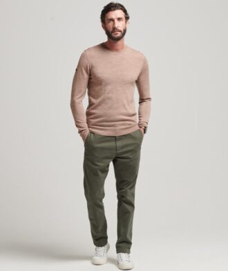 Merino-tröja med rund hals