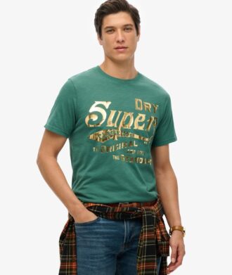 Metallic Workwear Graphic T-shirt