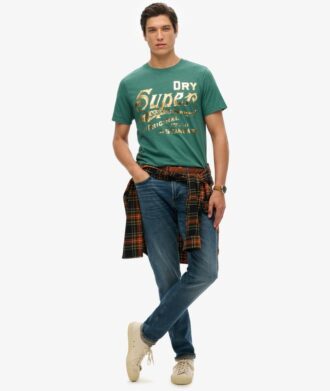 Metallic Workwear Graphic T-shirt