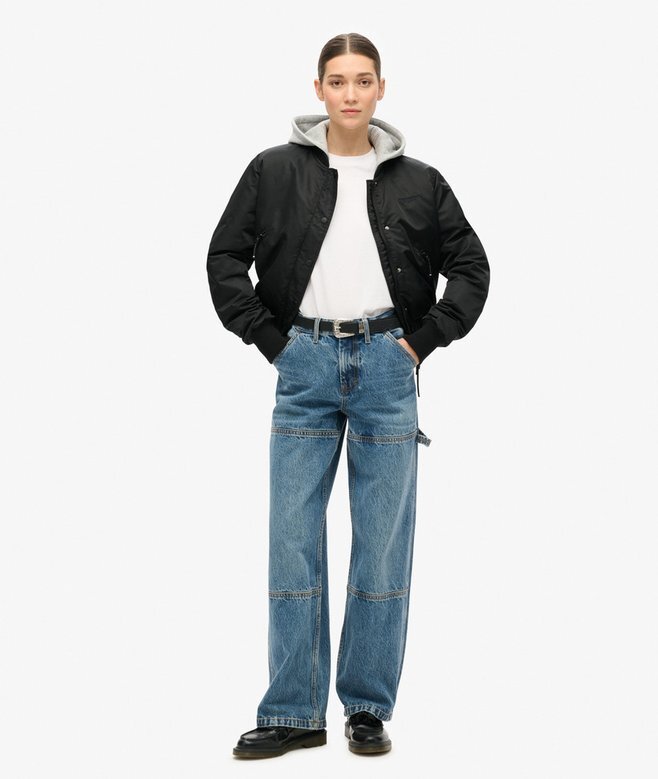 Mid Rise Denim Carpenter Jeans Mid Rise Denim Carpenter Jeans