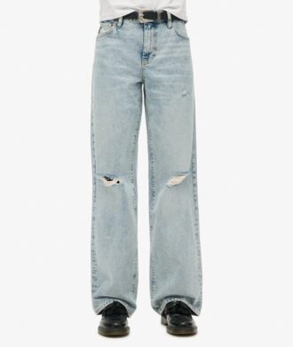 Midjehög jeans med vida ben Midjehög jeans med vida ben
