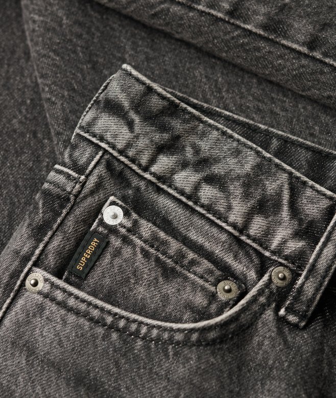 Midjehög jeans med vida ben Midjehög jeans med vida ben