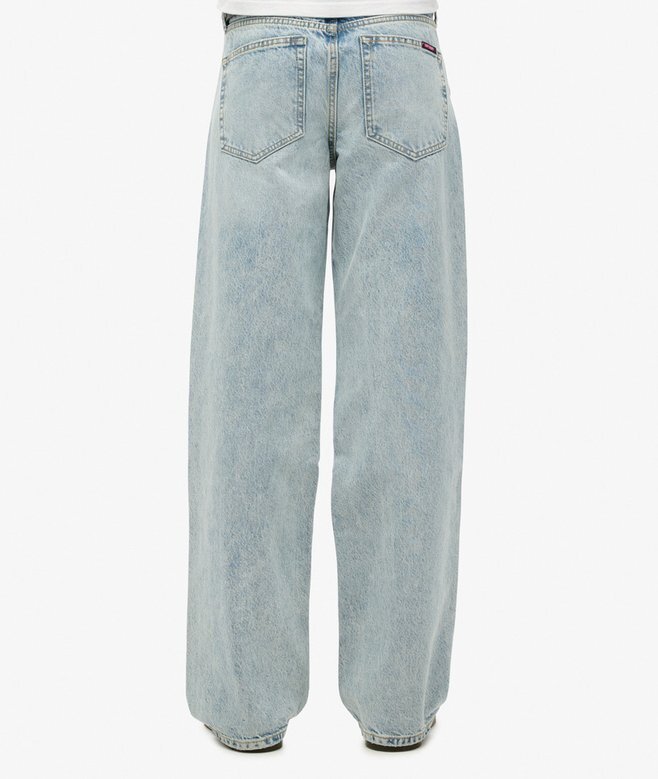 Midjehög jeans med vida ben Midjehög jeans med vida ben