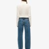Midjehög jeans med vida ben Midjehög jeans med vida ben
