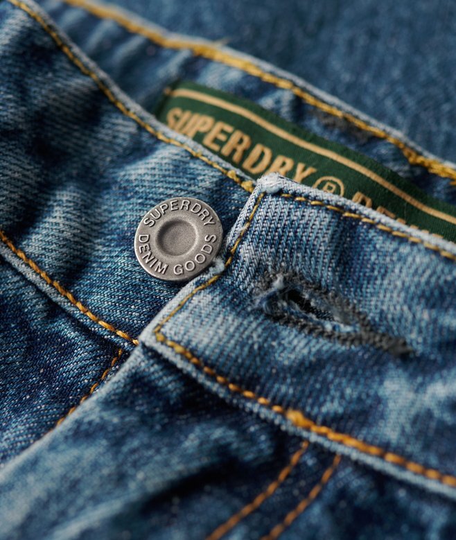 Midjehög jeans med vida ben Midjehög jeans med vida ben