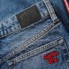Midjehög jeans med vida ben Midjehög jeans med vida ben