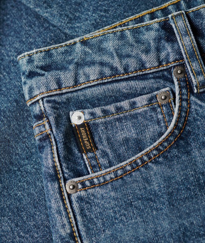 Midjehög jeans med vida ben Midjehög jeans med vida ben