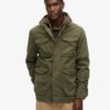 Militär M65 broderad lätt jacka