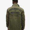 Militär M65 broderad lätt jacka