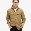 Militärisk långärmad overshirt