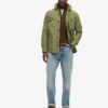 Militärisk långärmad overshirt Militärisk långärmad overshirt
