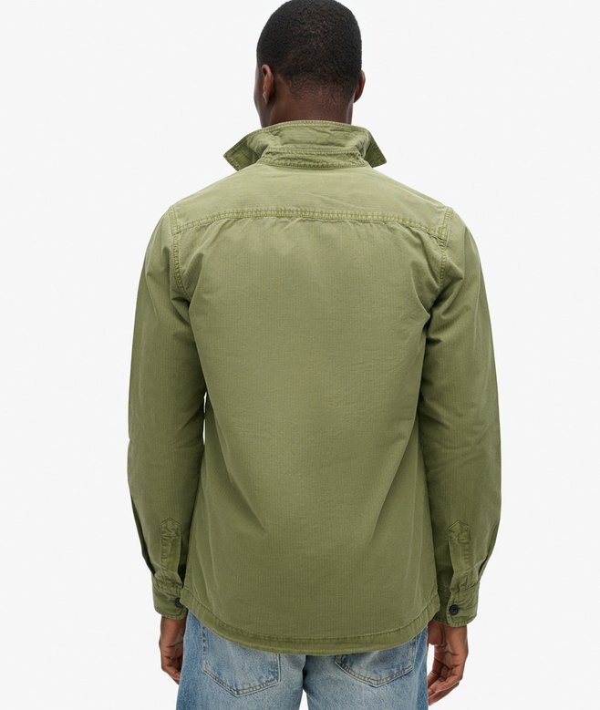 Militärisk långärmad overshirt Militärisk långärmad overshirt
