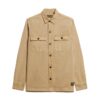 Militärisk långärmad overshirt