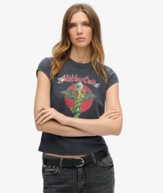 Motley Crue X Superdry T-shirt med korta ärmar