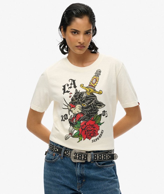 Neo Trad Tattoo Relaxed T-shirt Neo Trad Tattoo Relaxed T-shirt