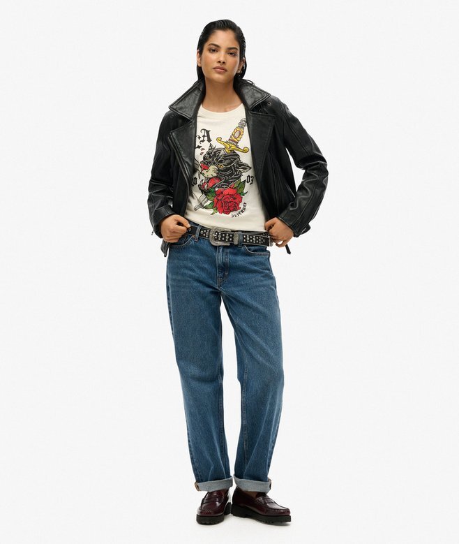 Neo Trad Tattoo Relaxed T-shirt Neo Trad Tattoo Relaxed T-shirt