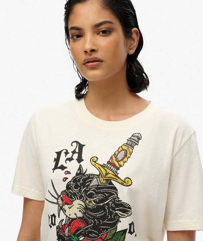 Neo Trad Tattoo Relaxed T-shirt Neo Trad Tattoo Relaxed T-shirt