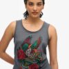 Neo Trad Tattoo Scoop Neck Tank Top Neo Trad Tattoo Scoop Neck Tank Top