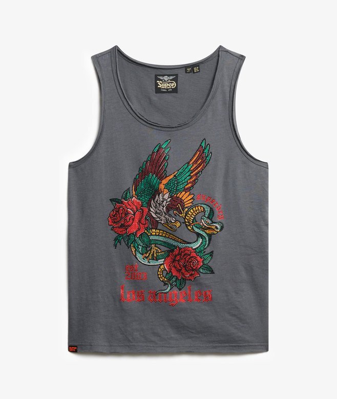 Neo Trad Tattoo Scoop Neck Tank Top Neo Trad Tattoo Scoop Neck Tank Top
