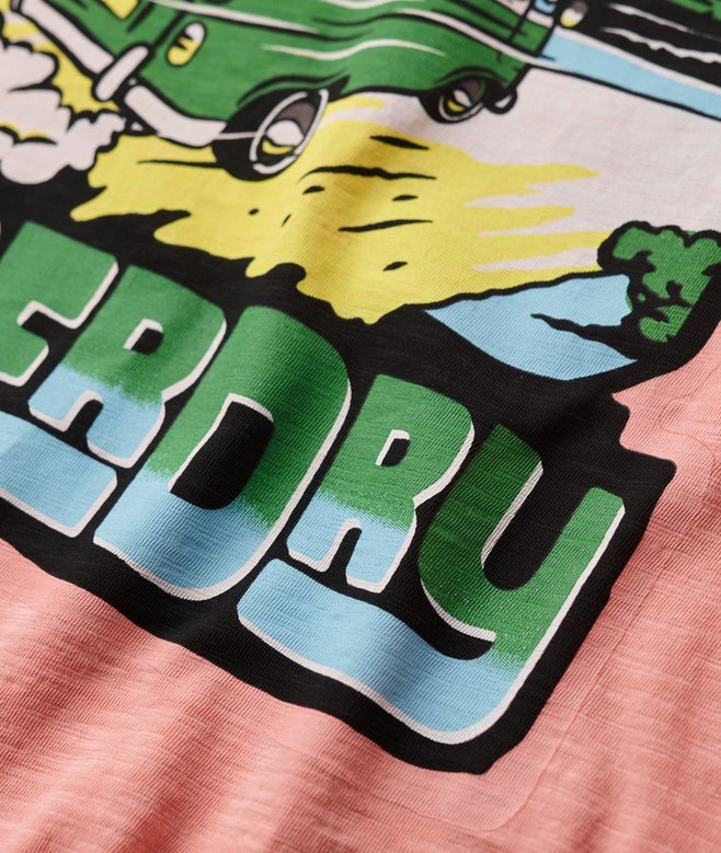 Neon Travel Graphic Loose T-shirt Neon Travel Graphic Loose T-shirt
