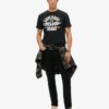 Omgjord klassisk T-shirt med tryck Omgjord klassisk T-shirt med tryck
