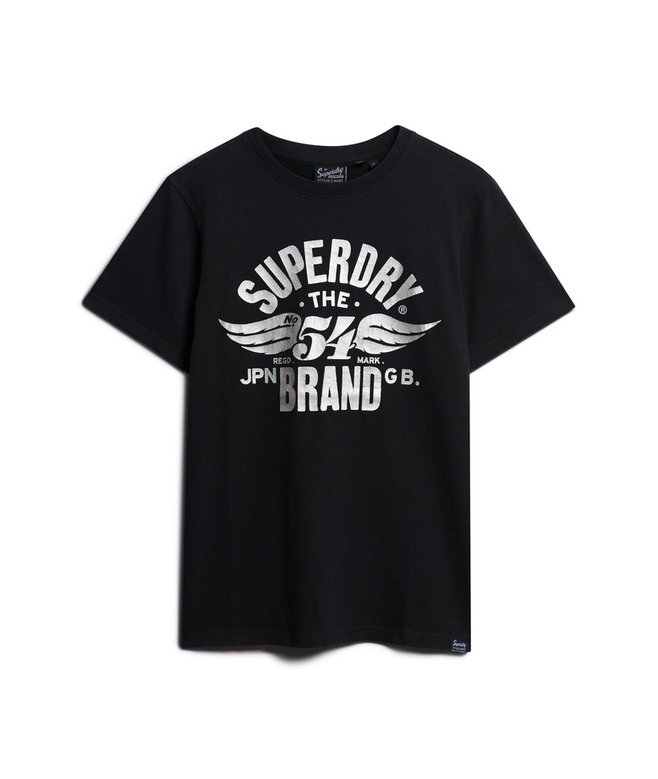 Omgjord klassisk T-shirt med tryck Omgjord klassisk T-shirt med tryck