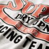 Omgjord klassisk T-shirt med tryck