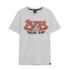 Omgjord klassisk T-shirt med tryck