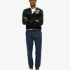 Organic Cotton Vintage Logo Embroidered Joggerbyxor