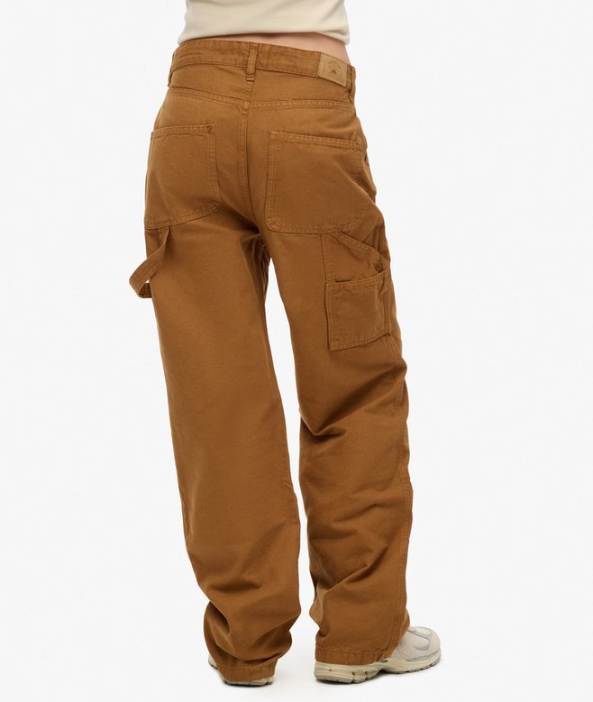 Organic Cotton Vintage Wide Carpenter Pants Organic Cotton Vintage Wide Carpenter Pants