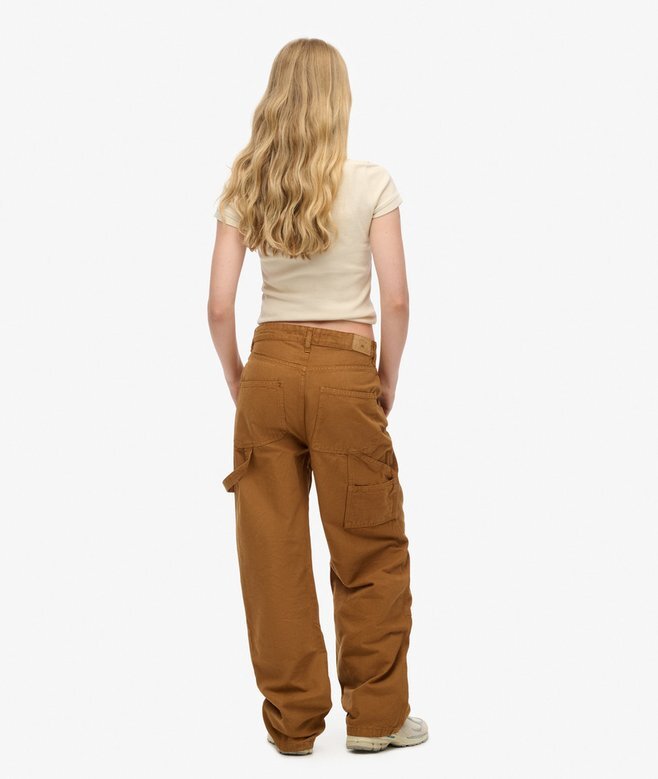 Organic Cotton Vintage Wide Carpenter Pants Organic Cotton Vintage Wide Carpenter Pants