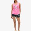 Outdoor Stripe Scoop Neck Tank Top