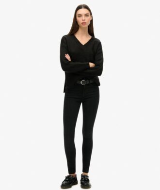 Oversized tröja med V-ringning