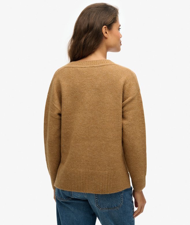 Oversized tröja med V-ringning Oversized tröja med V-ringning