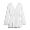 Playsuit med utskurna ärmar