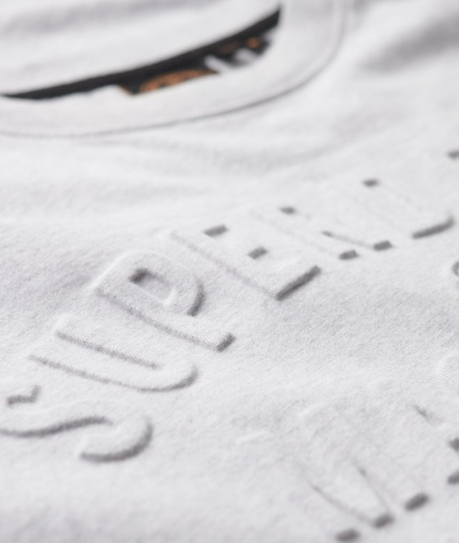 Präglad T-shirt med arbetsklädesmotiv Präglad T-shirt med arbetsklädesmotiv