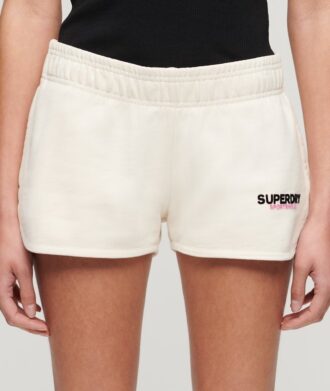 Racershorts med sportklädeslogotyp Racershorts med sportklädeslogotyp