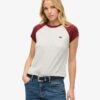 Raglan-T-shirt i Organic Cotton med Essential-logotyp Raglan-T-shirt i Organic Cotton med Essential-logotyp