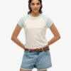 Raglan-T-shirt i Organic Cotton med Essential-logotyp Raglan-T-shirt i Organic Cotton med Essential-logotyp