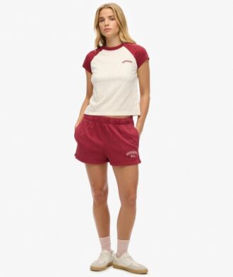 Raglan-T-shirt i Organic Cotton med Essential-logotyp