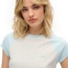 Raglan-T-shirt i Organic Cotton med Essential-logotyp Raglan-T-shirt i Organic Cotton med Essential-logotyp