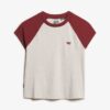 Raglan-T-shirt i Organic Cotton med Essential-logotyp Raglan-T-shirt i Organic Cotton med Essential-logotyp