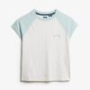 Raglan-T-shirt i Organic Cotton med Essential-logotyp Raglan-T-shirt i Organic Cotton med Essential-logotyp