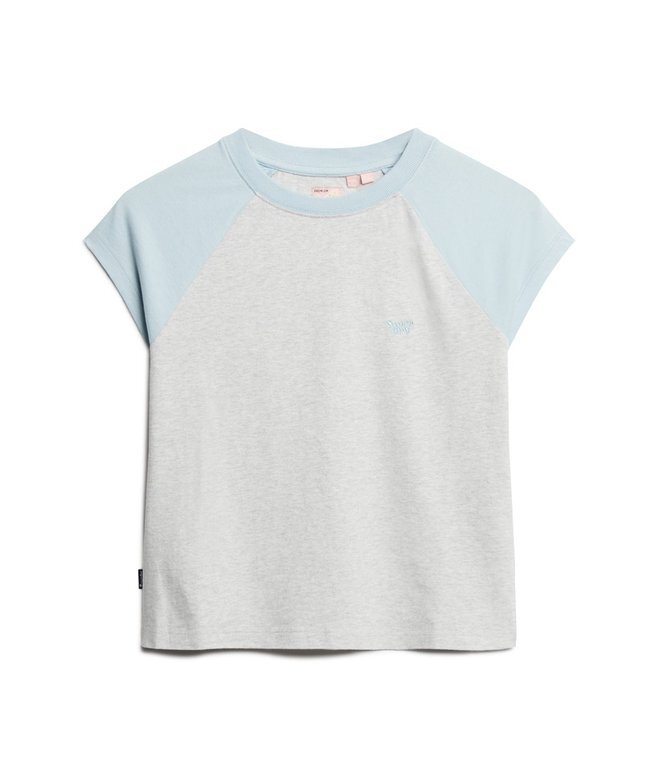 Raglan-T-shirt i Organic Cotton med Essential-logotyp Raglan-T-shirt i Organic Cotton med Essential-logotyp