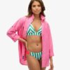Randig triangel-bikinitopp Randig triangel-bikinitopp