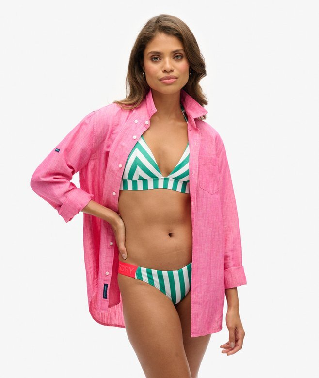 Randig triangel-bikinitopp Randig triangel-bikinitopp