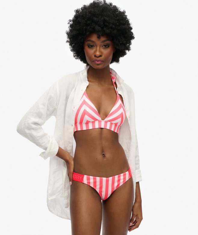 Randig triangel-bikinitopp Randig triangel-bikinitopp
