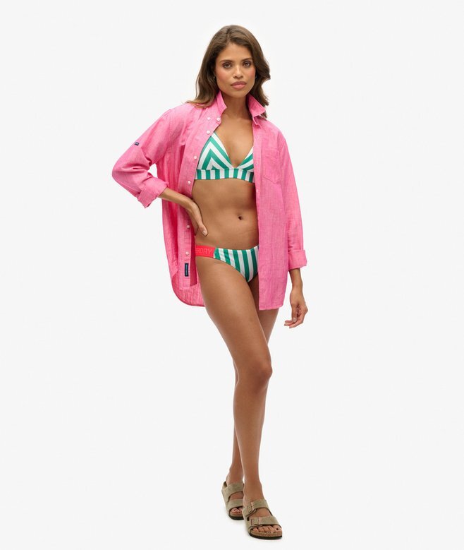 Randig triangel-bikinitopp Randig triangel-bikinitopp