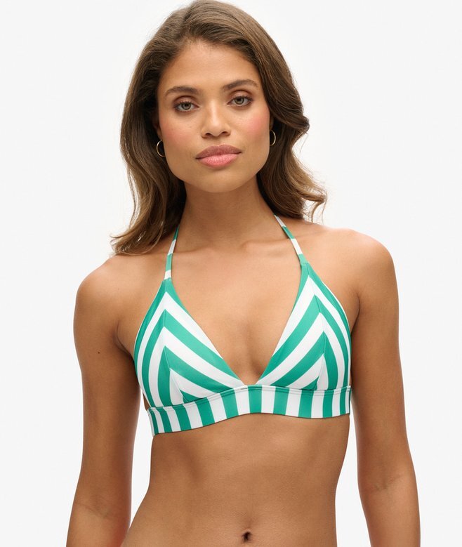 Randig triangel-bikinitopp Randig triangel-bikinitopp