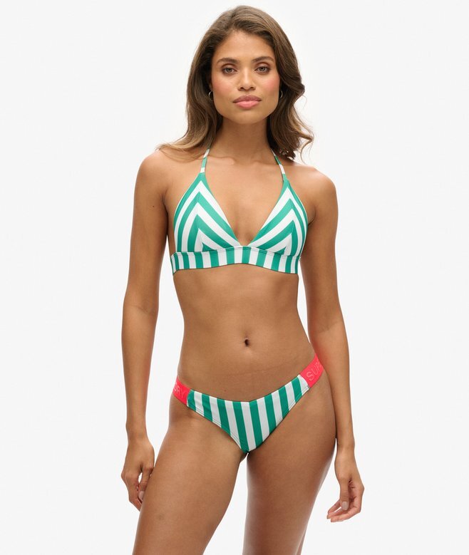 Randig triangel-bikinitopp Randig triangel-bikinitopp
